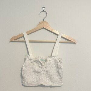 Kimchi Blue smocked crop top